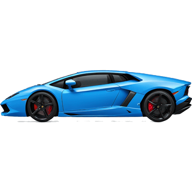 blue lamborghini emoji