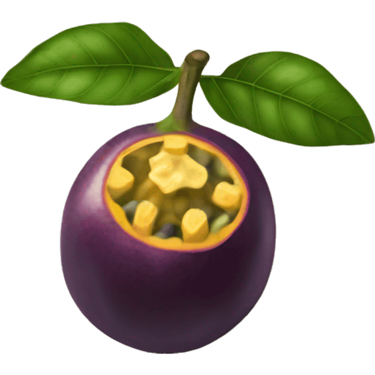 Passion fruit emoji