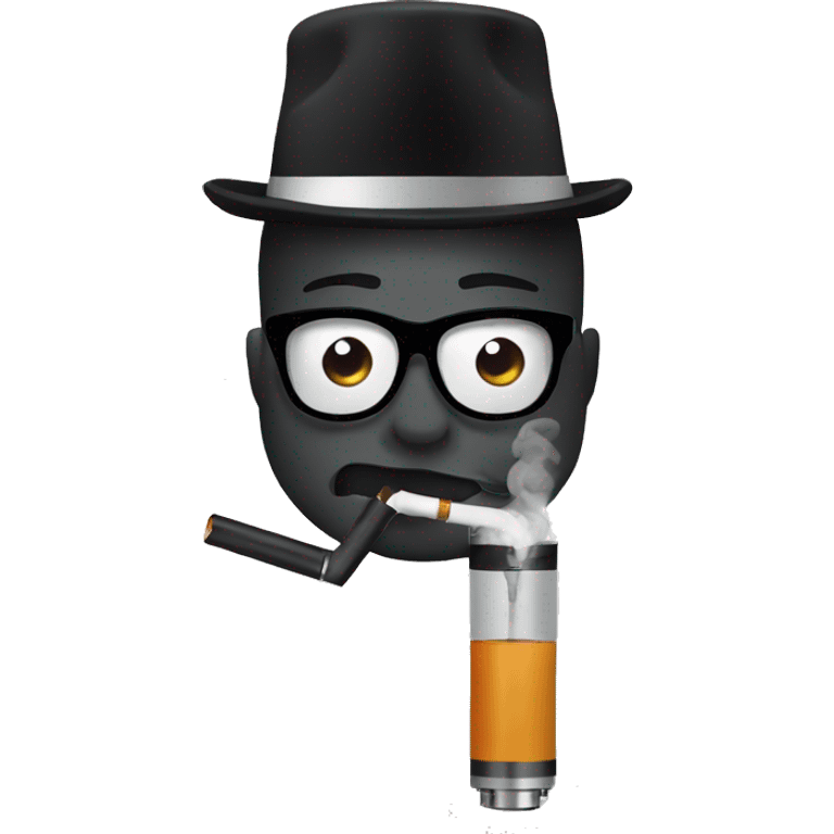 Black E-cigarettes  emoji