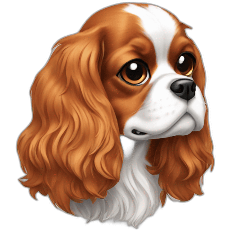 Cavalier King charles spaniel emoji