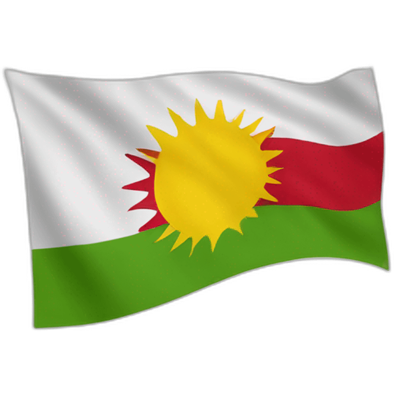 flag of Kurdistan emoji