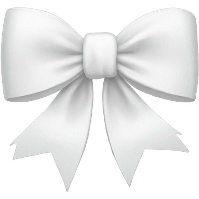 white bow emoji