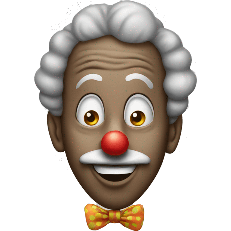 Clown with a big nose emoji