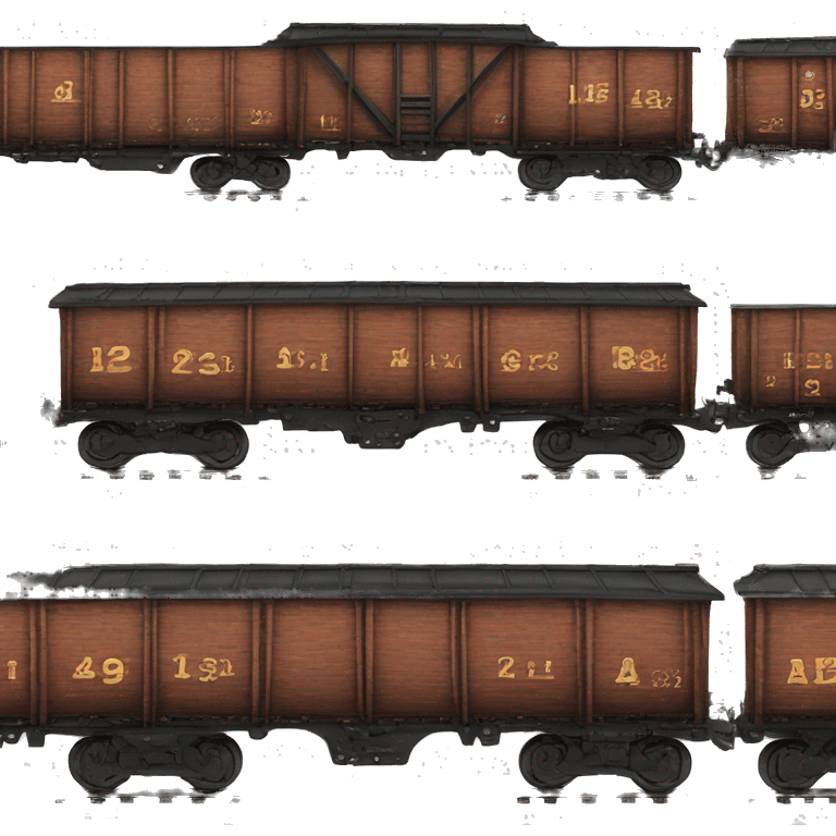 19th century freight train emoji