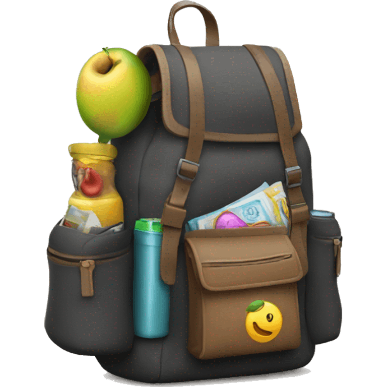 backpack giveaway emoji