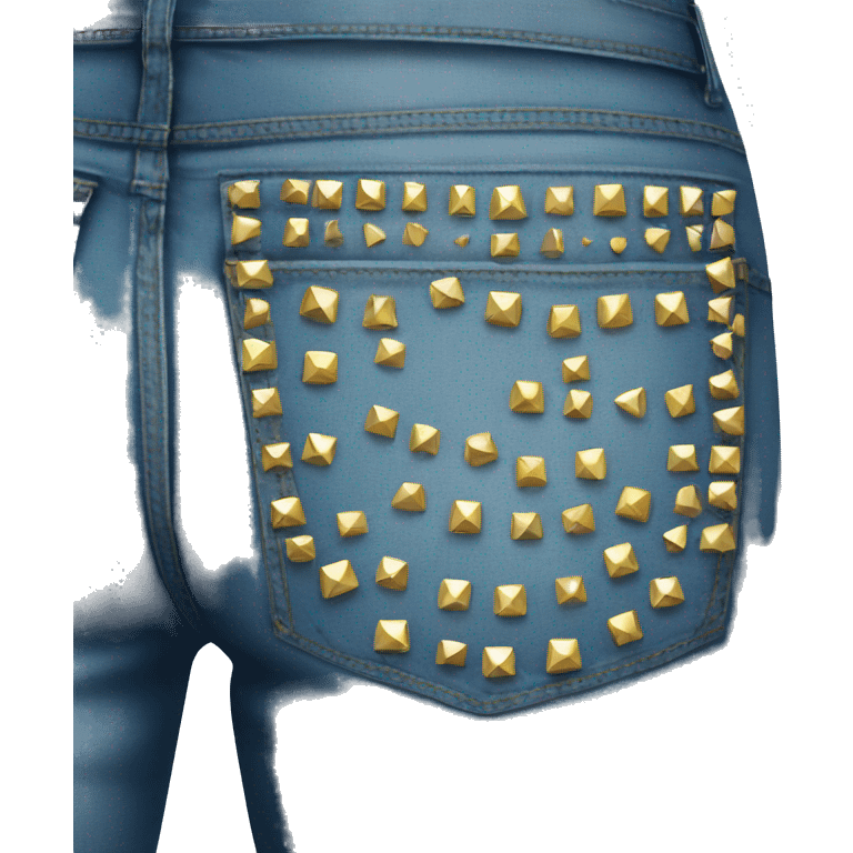 Studded jeans  emoji