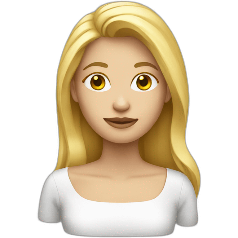 Un blond emoji