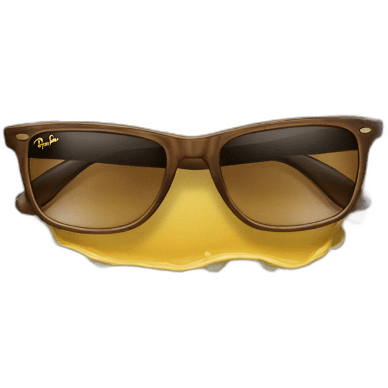 парень с длинной стрижкой до плечей и в очках rayban emoji