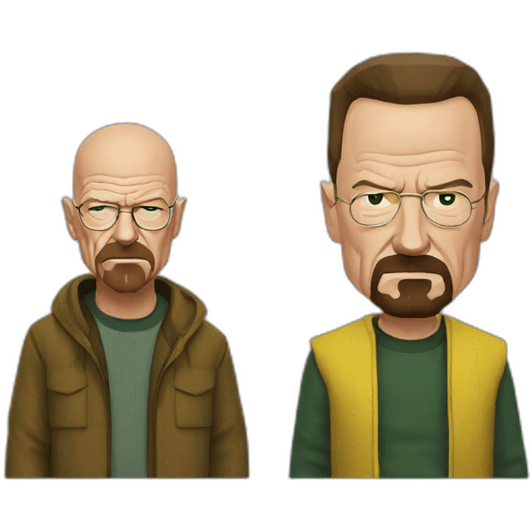 Walter white and jesse pinkman emoji