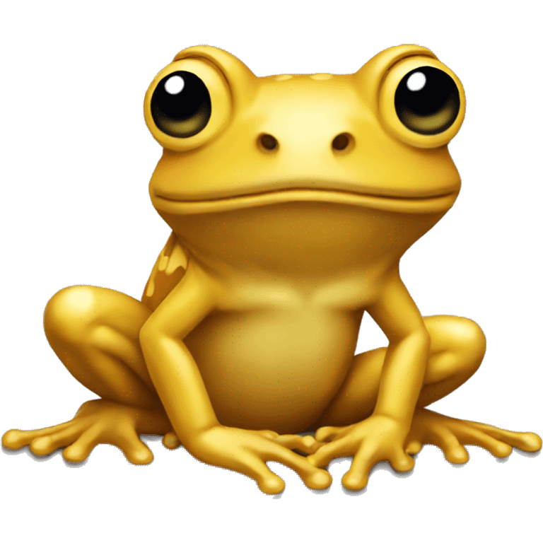 Golden frog emoji