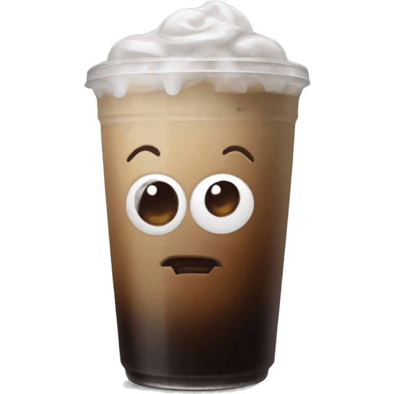 Gothic iced coffee emoji