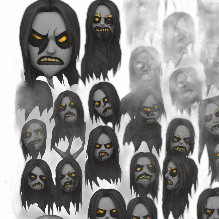 Black metal emoji