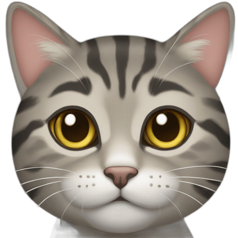 mackerel tabby cat emoji