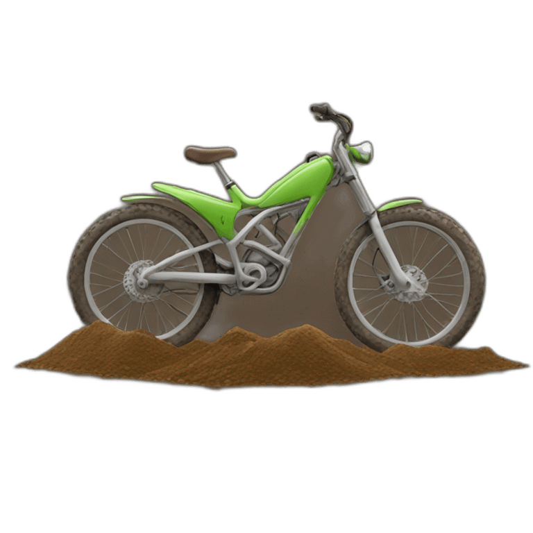 Bike dirt emoji