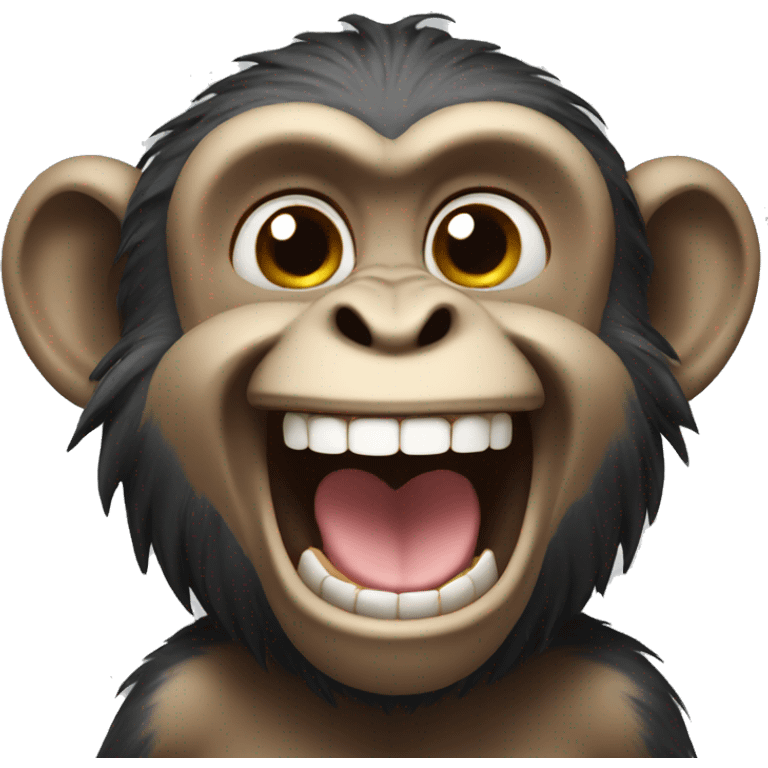 Laughing monkey emoji