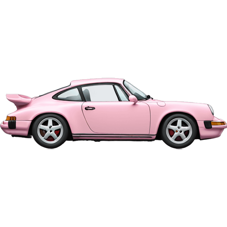 light pink porsche doors up emoji