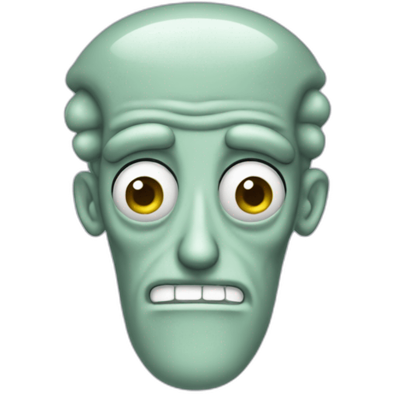 handsome squidward emoji