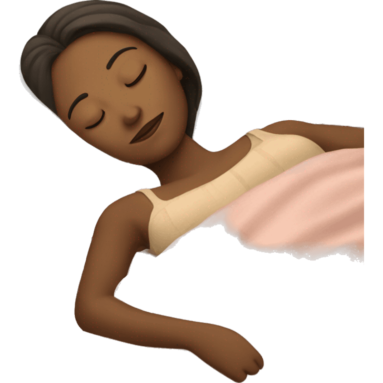 Lady sleeping  emoji