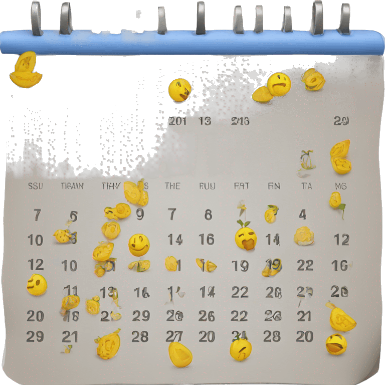 may calendar emoji