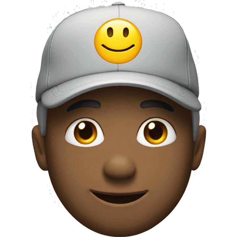 Smiley face wearing a cap emoji