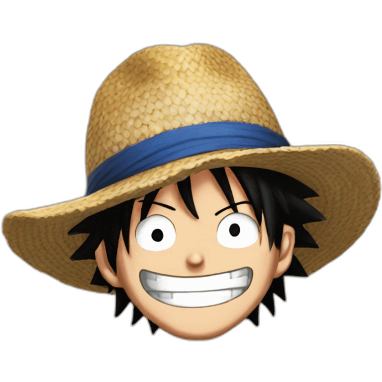 One piece Luffy emoji