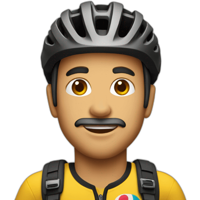 Cumpleaños ciclista emoji