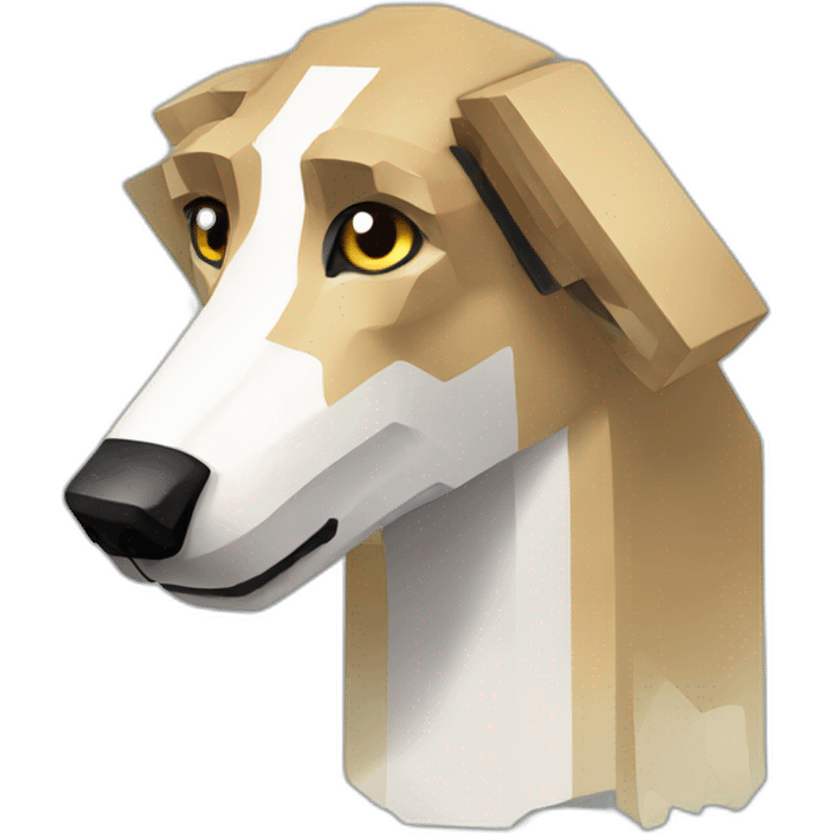 Minecraft borzoi  emoji