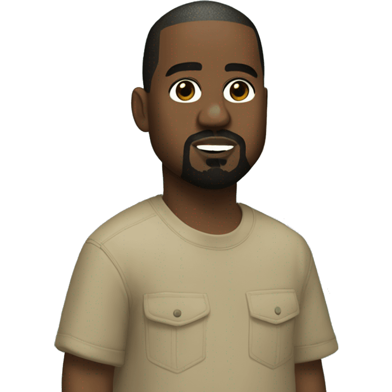 Kanye west with mango emoji