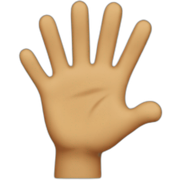 waving hand emoji