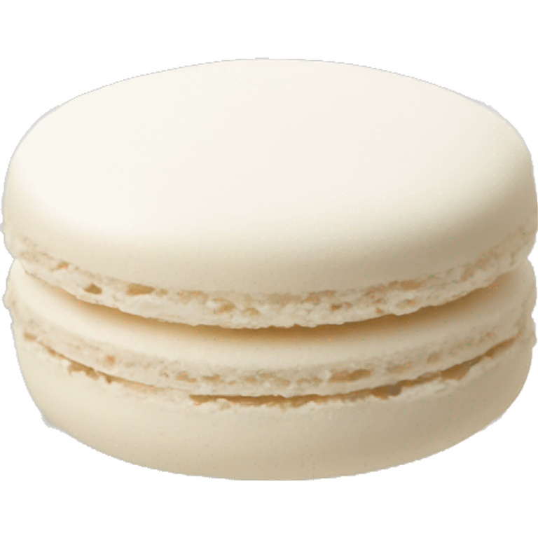 white macaron  emoji