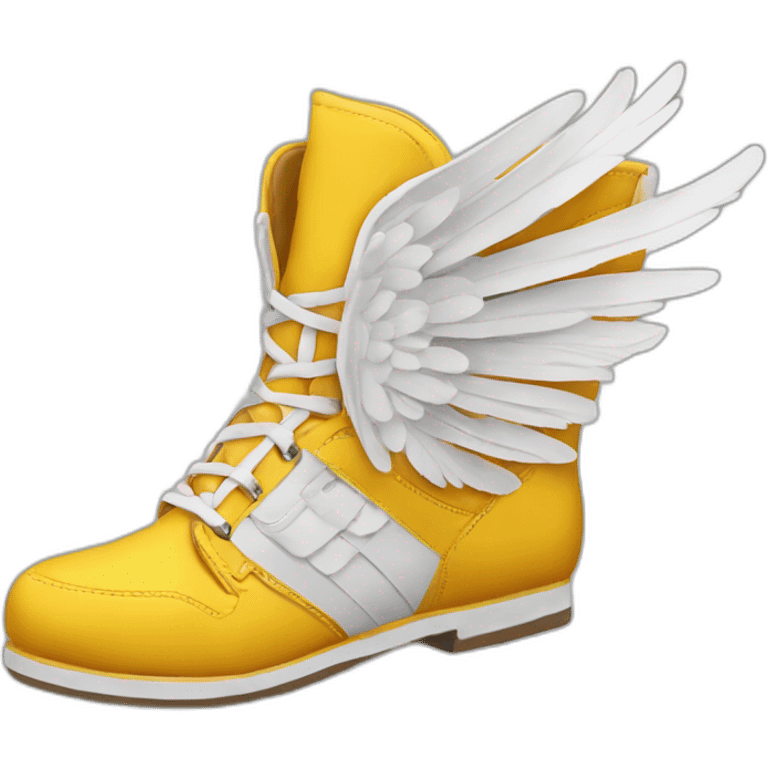 chaussure avec des ailes emoji