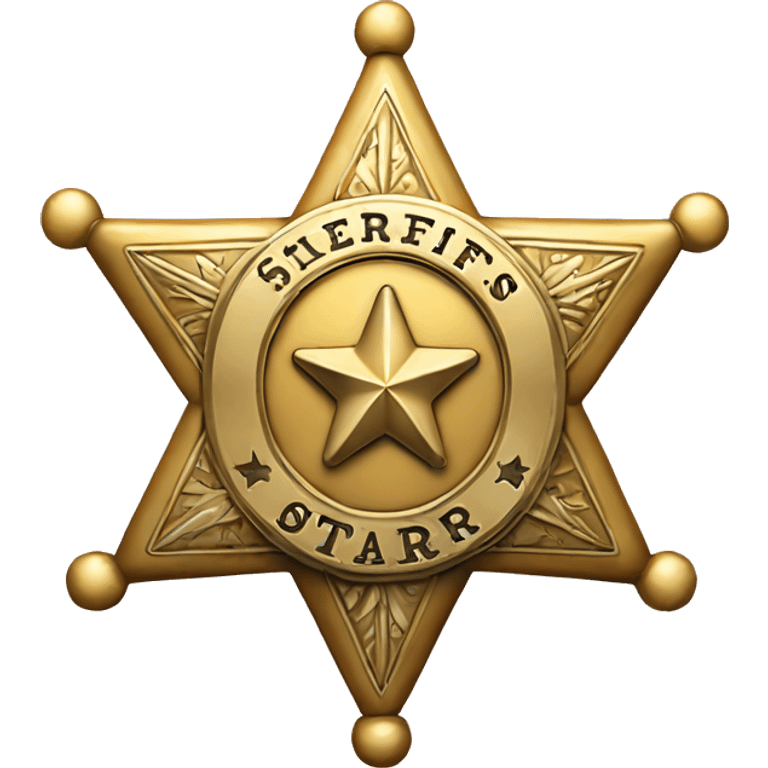 The Sheriff's Star badge emoji