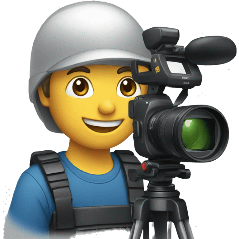 camera man video operator emoji