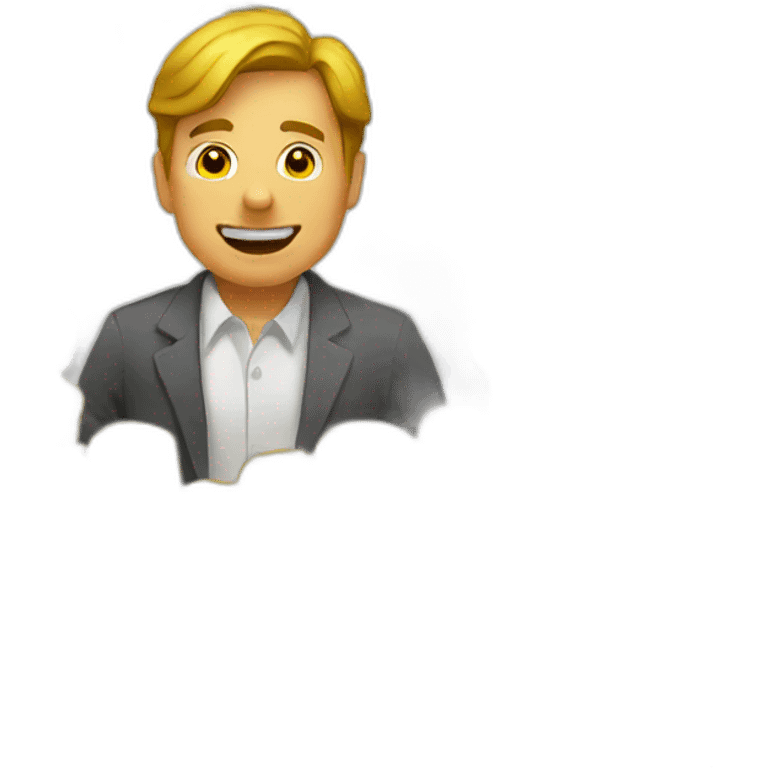 trader bitcoin emoji