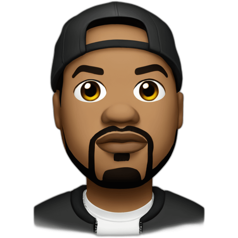 rapper-ice cube emoji