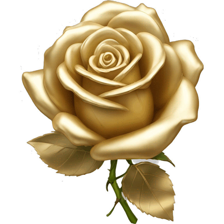 vvs gold rose emoji