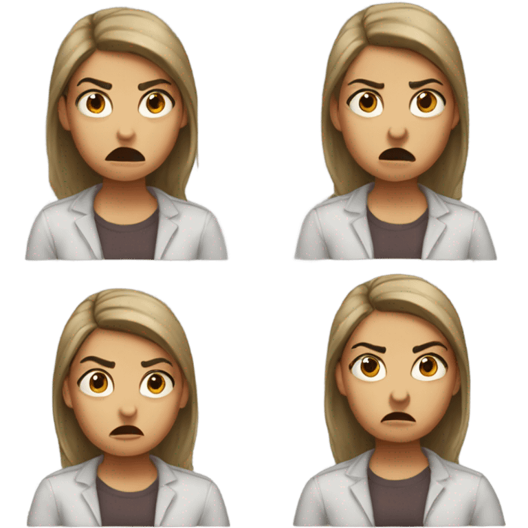 Angry girlfriend  emoji