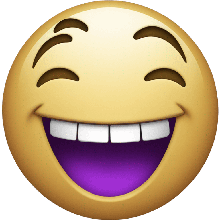 purple smiley face emoji