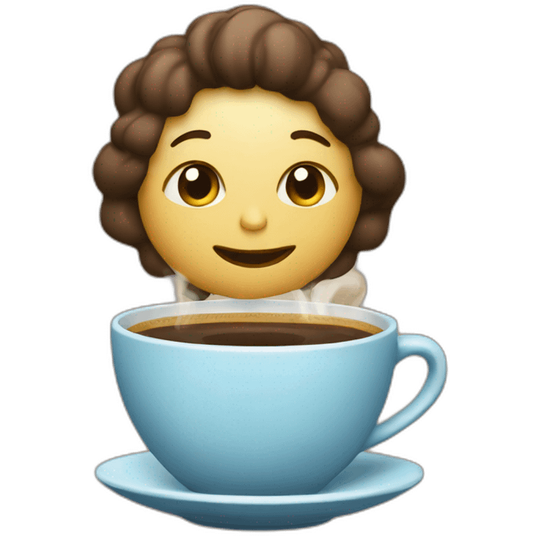 sipping coffee emoji