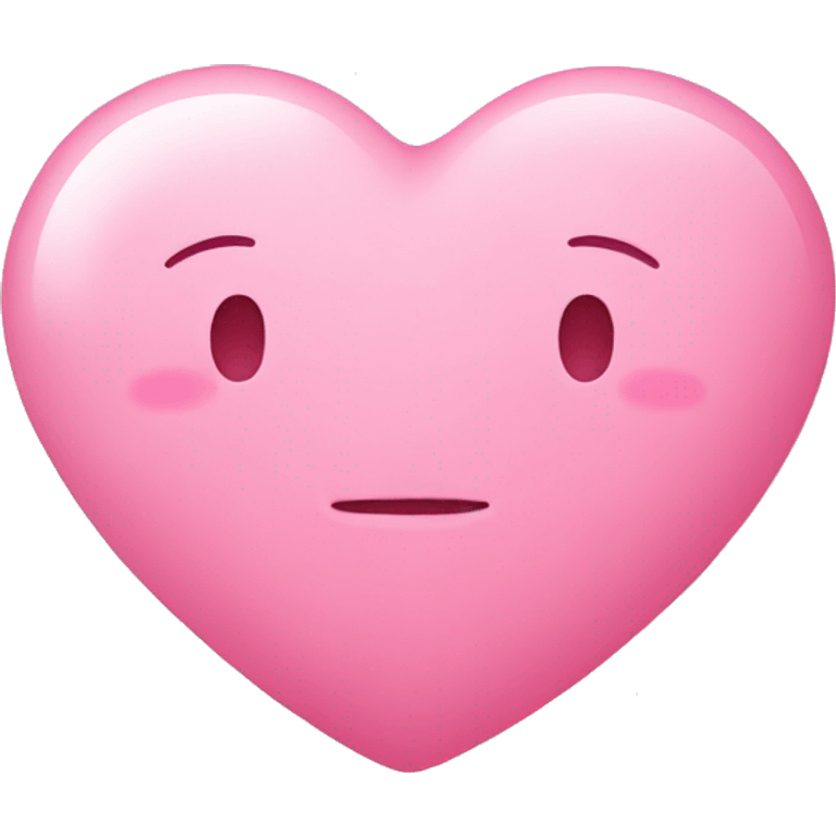 babypink heart with speech bubble emoji