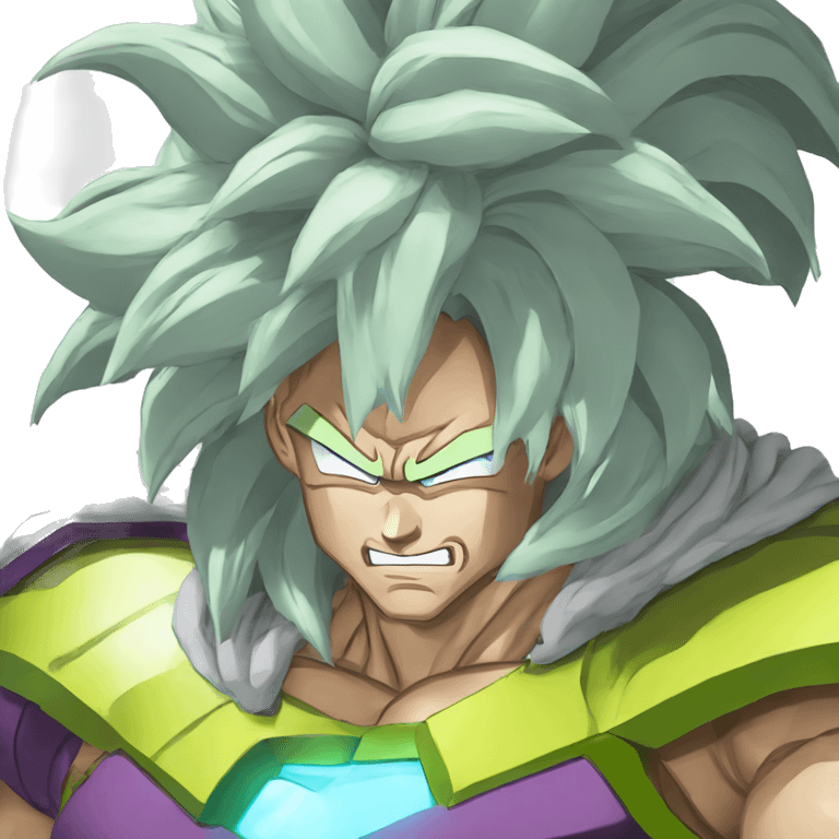 Broly from dragon ball super emoji