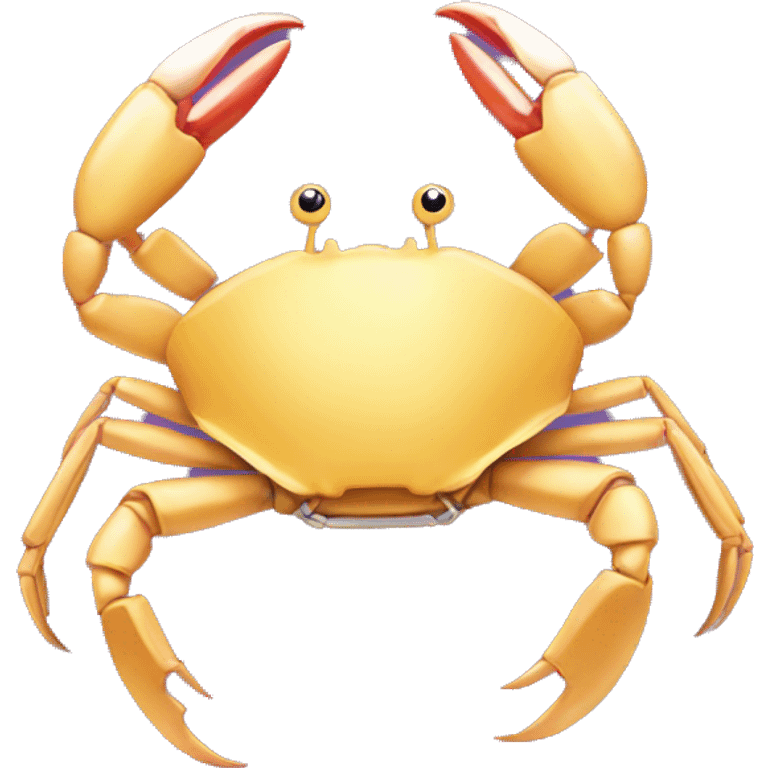 crab with butter and a paperclip emoji