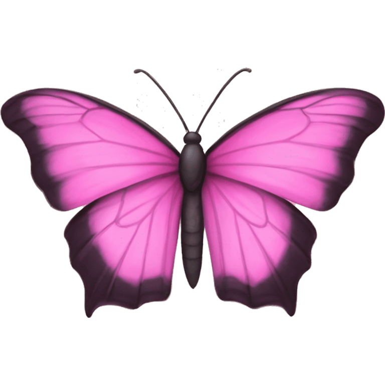 Mariposa rosa emoji