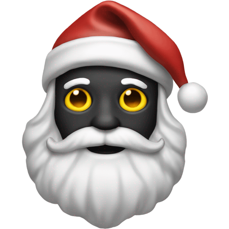 Santa with death emoji