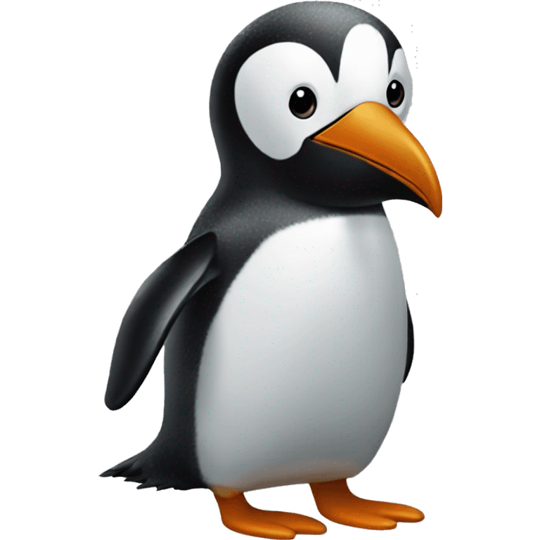 penquin with a pebbe emoji