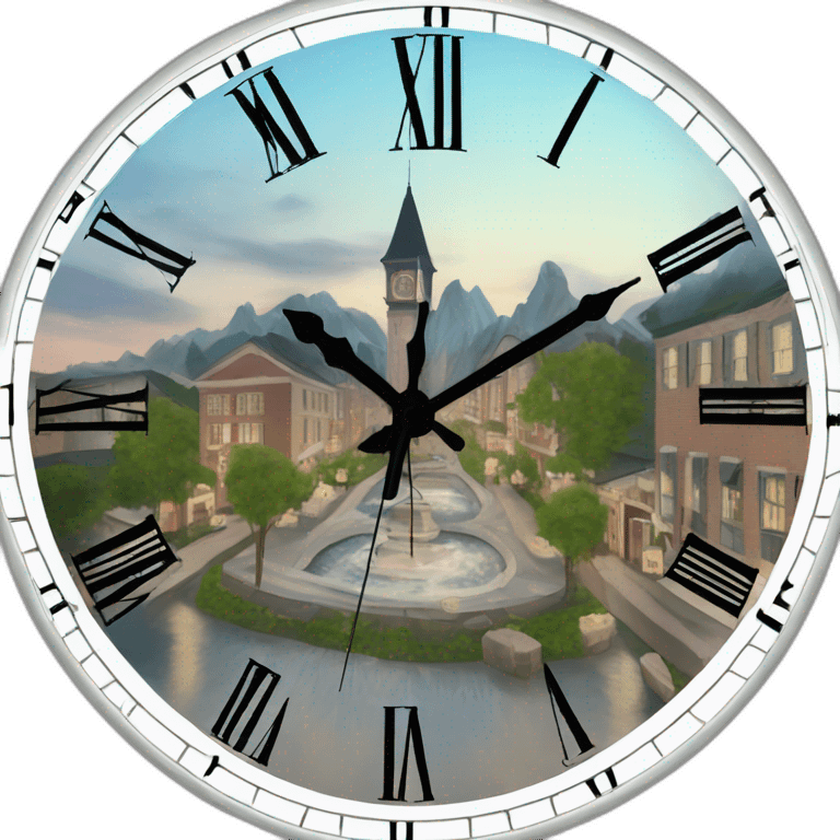 Horloge Mystic Falls city emoji