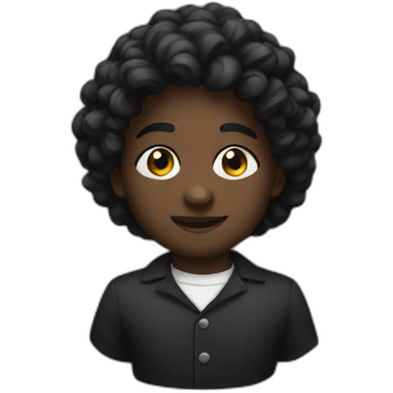 Petit noire emoji