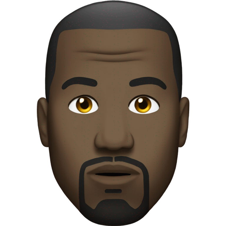 kanye west with yeezus cd emoji