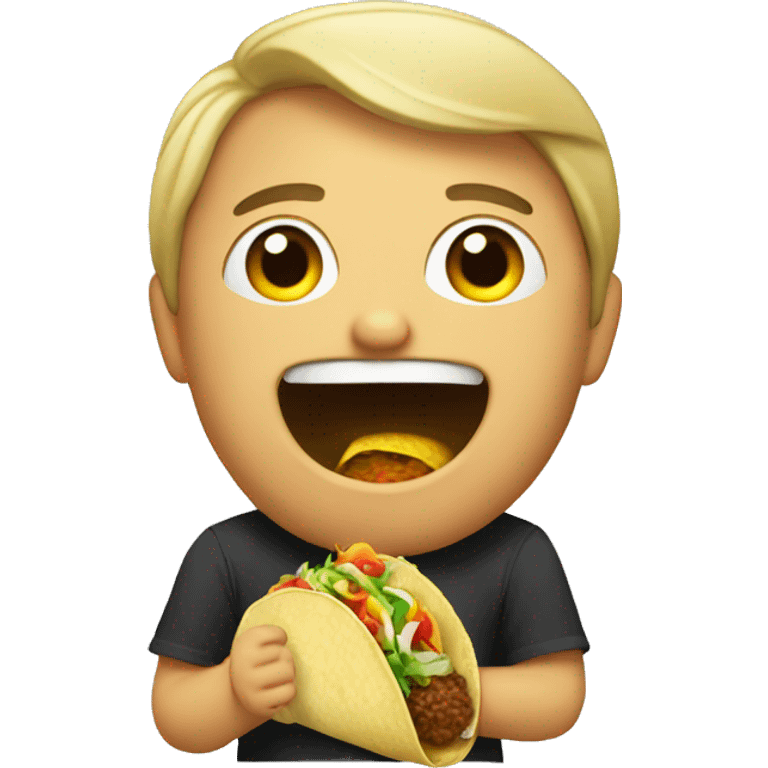 Me eating tacos  emoji