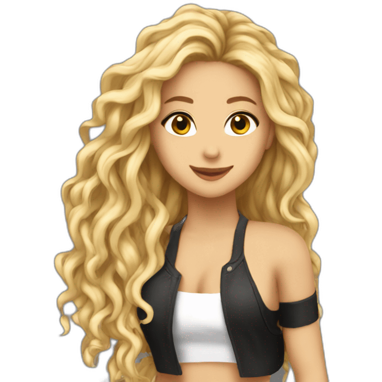 Shakira Pour les mecs comme toi emoji